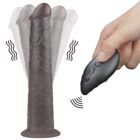 Реалистичный вибратор с ротацией Dual Layered Silicone Rotator 25 см