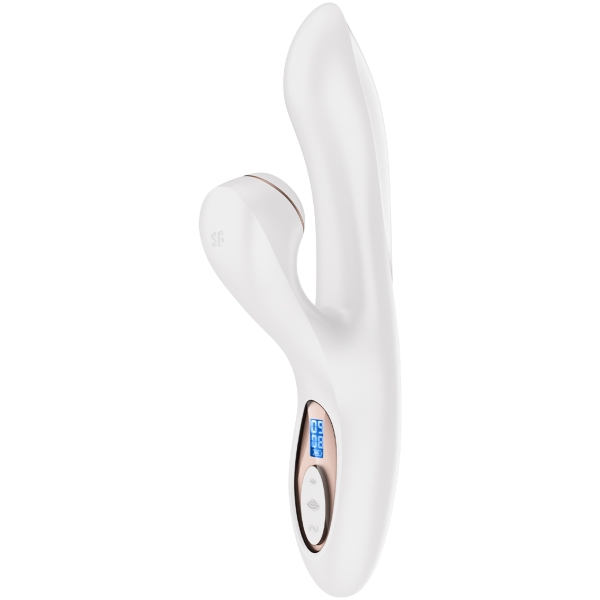 Вибратор с вакуумно-волновым стимулятором клитора Pro+ G-Spot Satisfyer