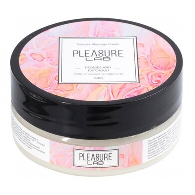 Массажный крем с ароматом пионов и эфирным маслом-афродизиаком пачули Pleasure Lab Delicate (50 мл)