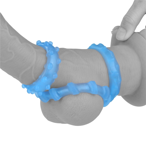 Набор светящихся в темноте эрекционных колец Lumino Play