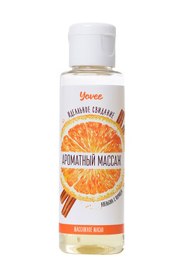 Масло для массажа Yovee Ароматный массаж с ароматом апельсина и корицы (50 мл)