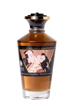 Съедобное разогревающее массажное масло с ароматом шоколада Shunga Intoxicating Chocolate (100 мл)