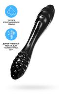 Двусторонний фаллоимитатор стеклянный черный Satisfyer Dazzling Crystal 1