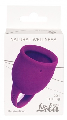 Менструальная чаша фиолетовая Natural Wellness Tulip (20 мл)