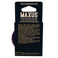 Презервативы гладкие увеличенные MAXUS XXL X-Edition 3 шт