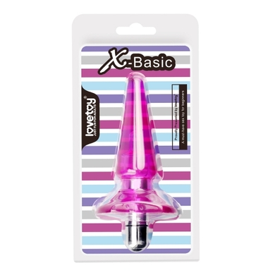 Втулка анальная вибро Sassy розовая