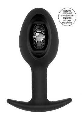 Анальная пробка со смещённым центром тяжести Self Penetrating Butt Plug № 89