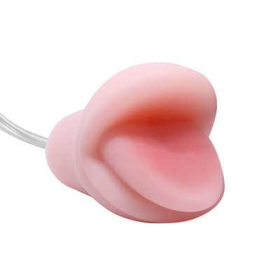 Мастурбатор-ротик с грушей Oral Sex