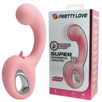 Вибратор для точки G с клиторальным стимулятором Pretty Love Erynnyes