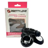 Эрекционное вибро-кольцо с дистанционным управлением Power Ring Baile