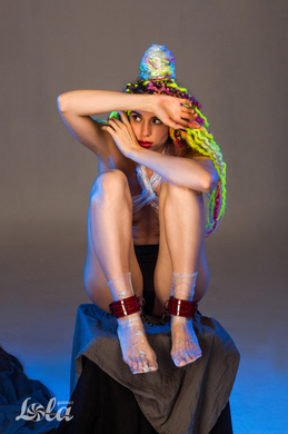 Поножи красные Party Hard Starfire