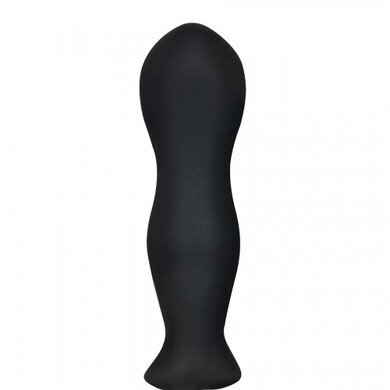 Анальная пробка с кольцом на пенис с вибро Ass Rasca