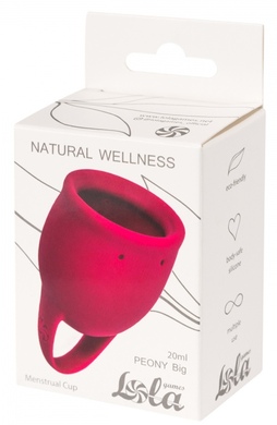 Менструальная чаша красная Natural Wellness Tulip (20 мл)