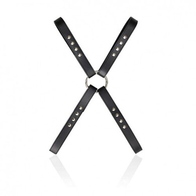 Крестообразная мужская сбруя с браслетами