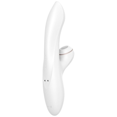 Вибратор с вакуумно-волновым стимулятором клитора Pro+ G-Spot Satisfyer