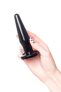 Анальная черная втулка POPO Pleasure Gemini А