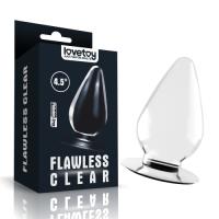 Большая анальная пробка Lovetoy Flawless Clear Anal Plug