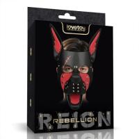 Маска из искусственной кожи Rebellion Reign Scarred Alpha Pup