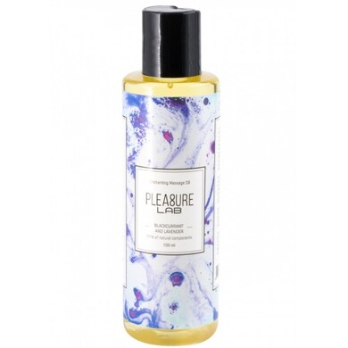 Массажное масло с ароматом чёрной смородины и эфирным маслом-афродизиаком лаванды Pleasure Lab Enchanting (100 мл)