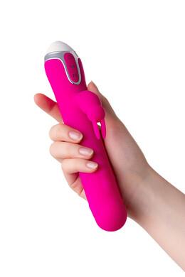 Перезаряжаемый вибратор-кролик с движущимися шариками Jos Balle