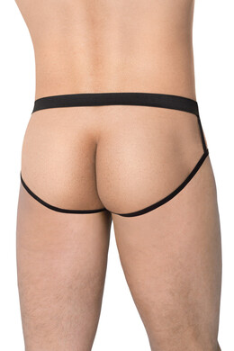 Стринги черные мужские с вырезом SoftLine Collection, OS