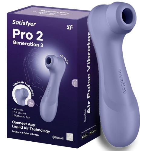 Вакуумно-волновой бесконтактный стимулятор сиреневый Pro 2 Generation 3 Satisfyer 
