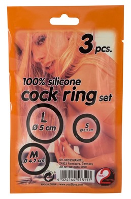Набор эрекционных колец Cock Ring Trio