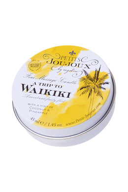 Массажная свеча Petits Joujoux Waikiki с ароматом ананаса и кокоса (43 мл)