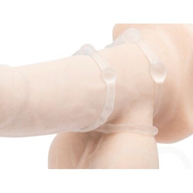 Набор колец прозрачных Power Plus Triple Beaded Ring Set