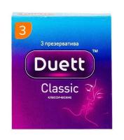 Презервативы классические Duett Classic (3 шт)