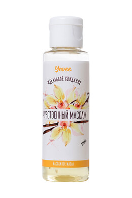Масло для массажа Yovee Чувственный массаж с ароматом ванили (50 мл)