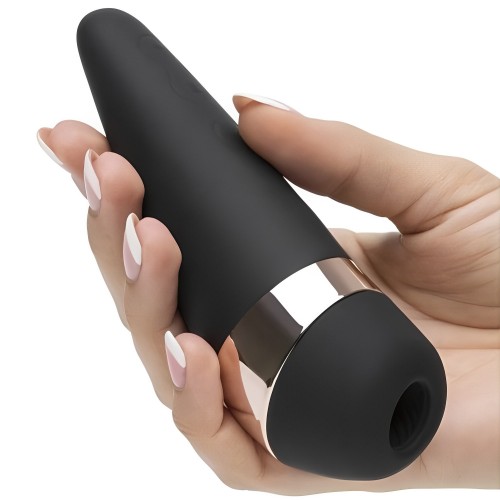 Вакуумно-волновой бесконтактный вибростимулятор черный Pro 3+ Satisfyer 