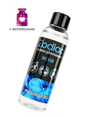 Массажное масло с феромонами Zodiac aqua (75 мл)