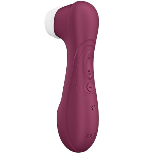 Вакуумно-волновой бесконтактный стимулятор бордовый Pro 2 Generation 3 Satisfyer