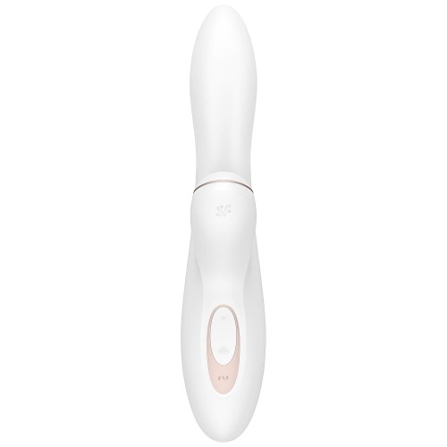 Вибратор с вакуумно-волновым стимулятором клитора Pro+ G-Spot Satisfyer
