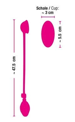 Помпа вагинальная розовая Labia Sucker