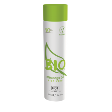Массажное масло HOT BIO Massage с ароматом алоэ веры (100 мл)