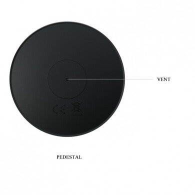 Анальная вибровтулка с поступательными движениями и беспроводным управлением Pretty Love