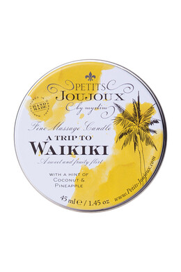 Массажная свеча Petits Joujoux Waikiki с ароматом ананаса и кокоса (43 мл)