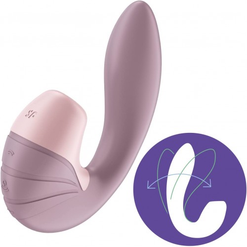 Вибратор с вакуумно-волновым стимулятором клитора розовый Satisfyer Supernova Old Rose