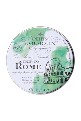 Массажная свеча Petits Joujoux Rome с ароматом граната и бергамота (43 мл)