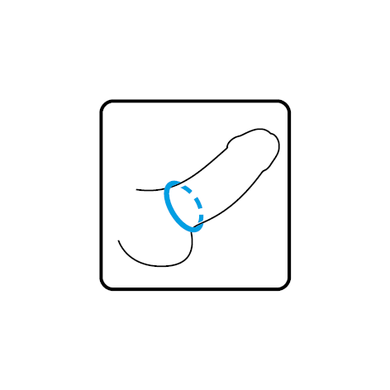 Набор черных эрекционных колец Joydivision POTENZplus