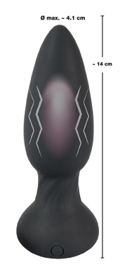 Анальная пробка с пульсацией и дистанционным управлением Remote Controlled Shaking Plug