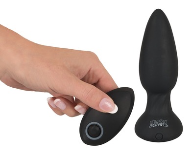 Анальная пробка с пульсацией и дистанционным управлением Remote Controlled Shaking Plug