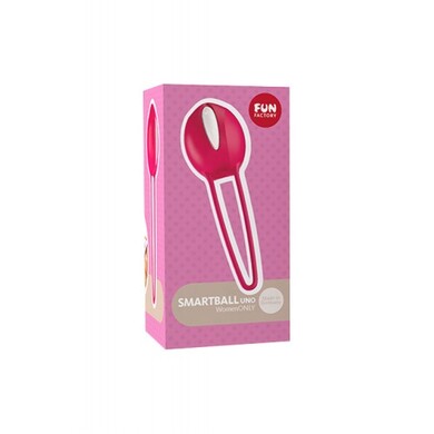 Шарик вагинальный Smartball Uno красно-белый