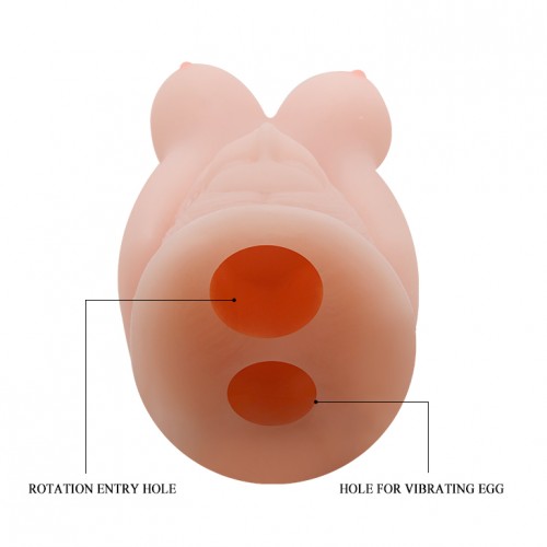 Мастурбатор с вибрацией и ротацией в виде девушки Baile