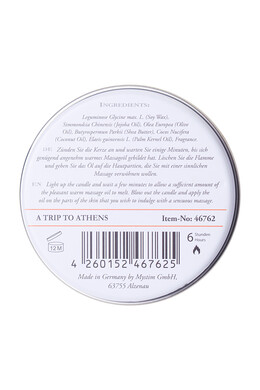 Массажная свеча Petits Joujoux Athens с ароматом мускуса и пачули (43 мл)