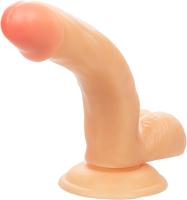 Реалистичный изогнутый фаллоимитатор на присоске Working Stiff The Delivery Man