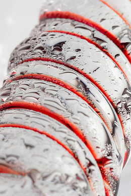 Анальная втулка стеклянная Sexus Glass прозрачная 15,5 см