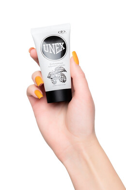 Лубрикант с возбуждающим эффектом на силиконовой основе с хмелем Unex (50 мл)
